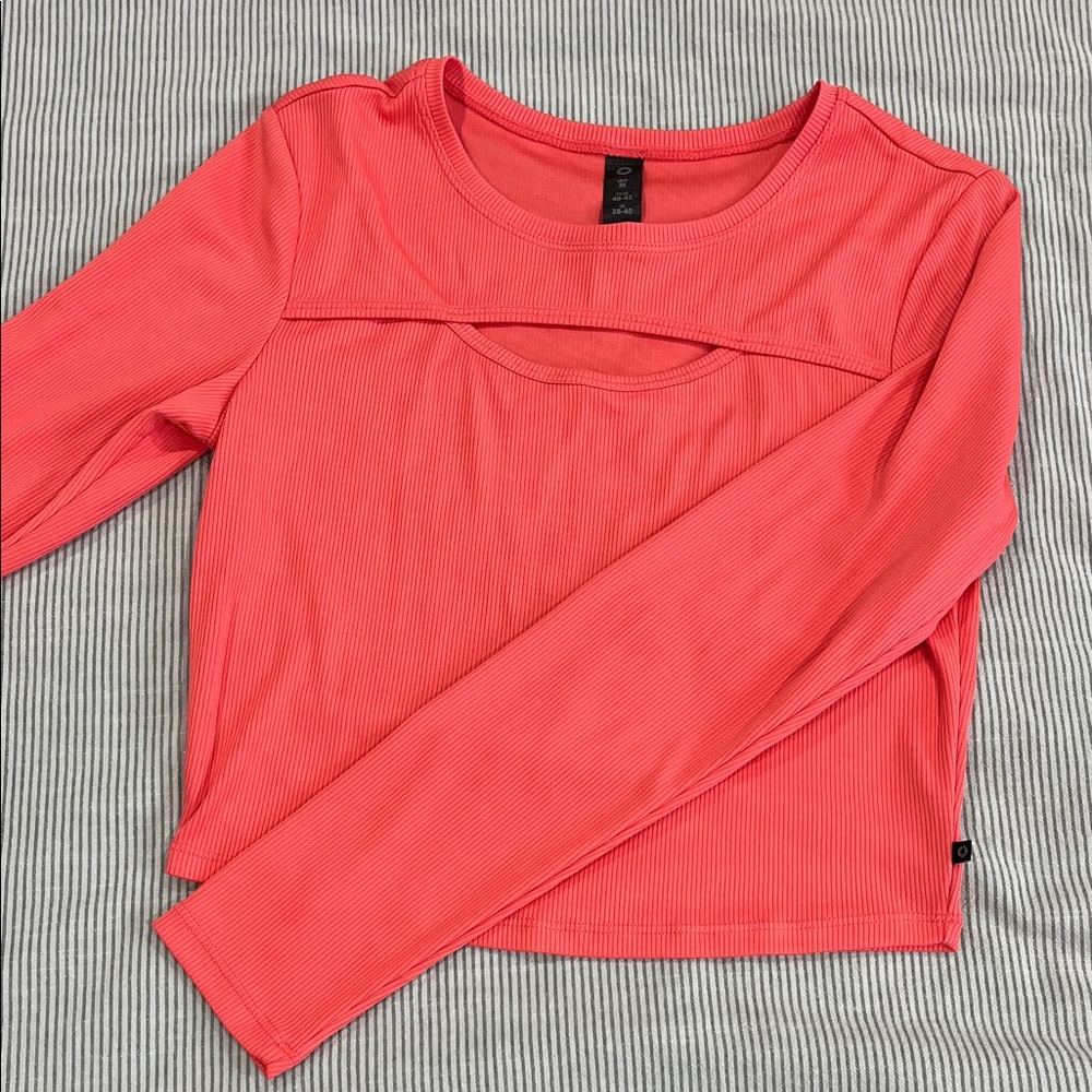Coral Long Sleeve Women's Top
